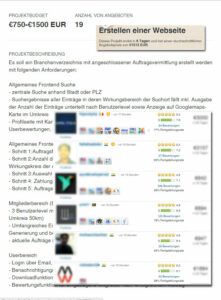 Freelancer-Projekt